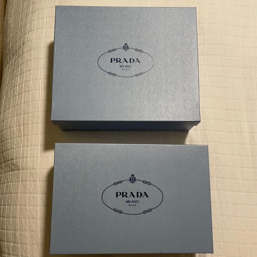 Prada Shoe Boxes Powder Blue Box Only